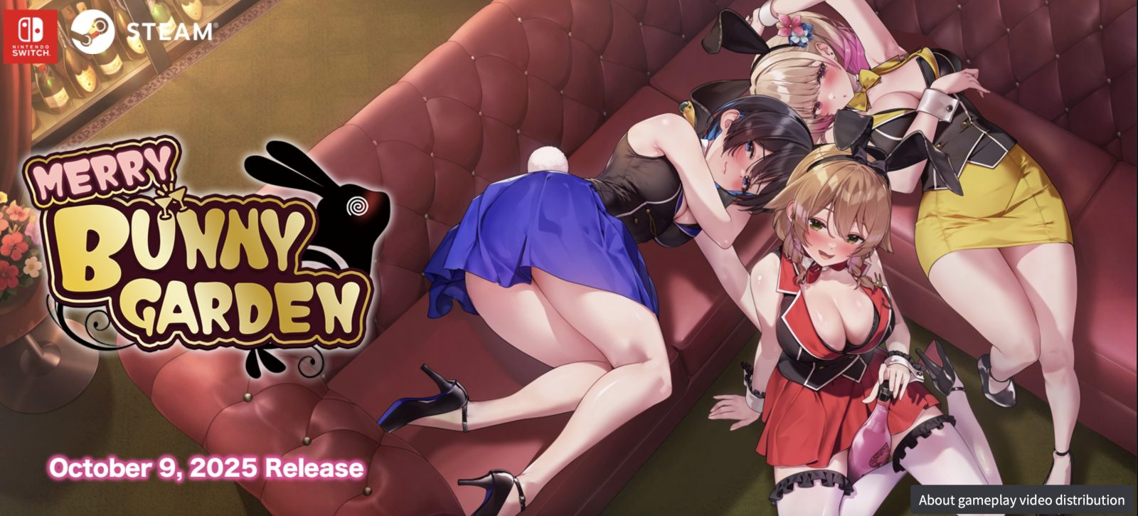 ¡Las conejitas se van a casa! El spin-off de Merry Bunny Garden se lanza en Switch y PC 1 Merry Bunny Garden