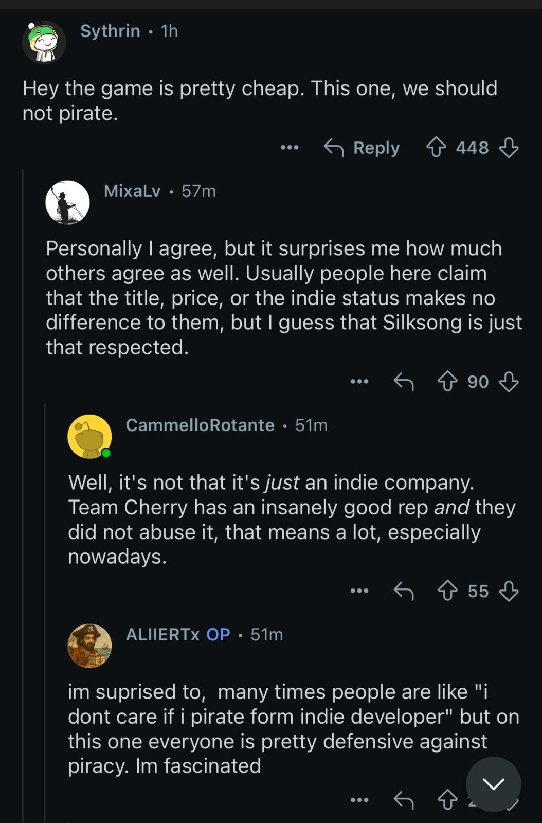 Piratería llega a Silksong, pero piratas te piden mejor comprar el juego 3 Piratería llega a Silksong, pero piratas te piden mejor comprar el juego 2