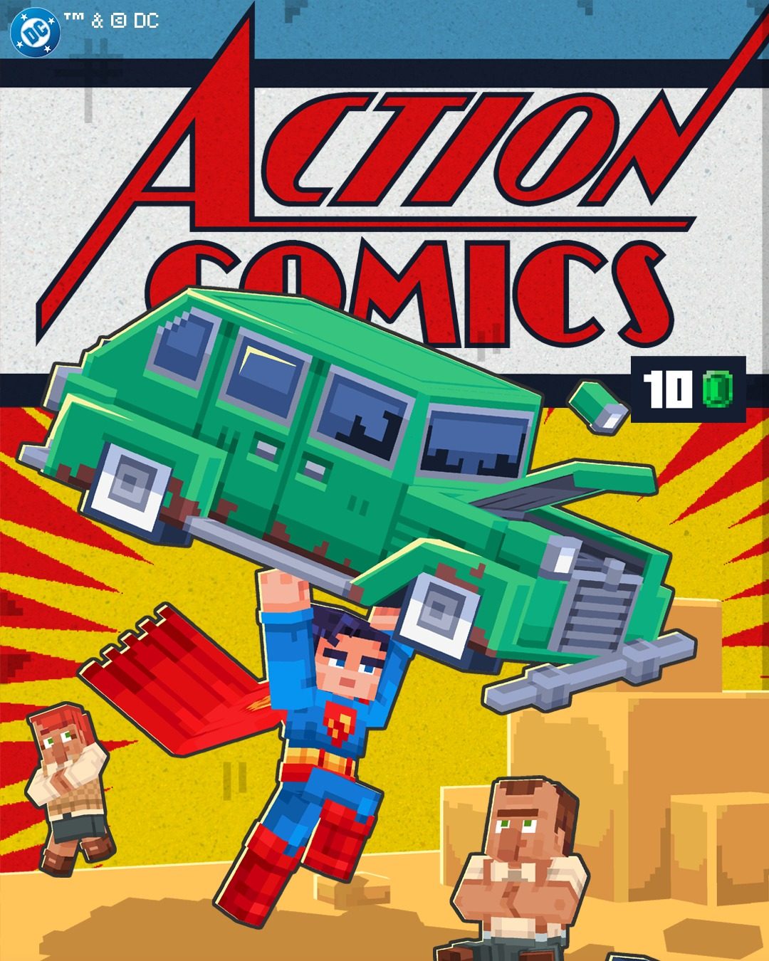 Minecraft anuncia colaboración con Superman 1 Superman, Minecraft