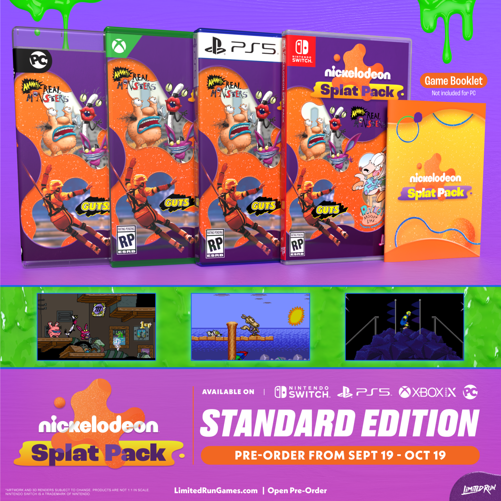nickelodeon splat pack