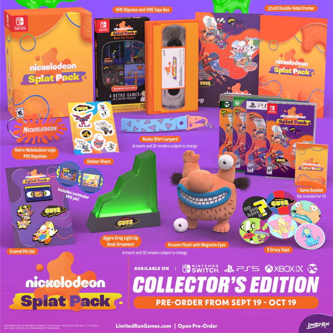 nickelodeon splat pack