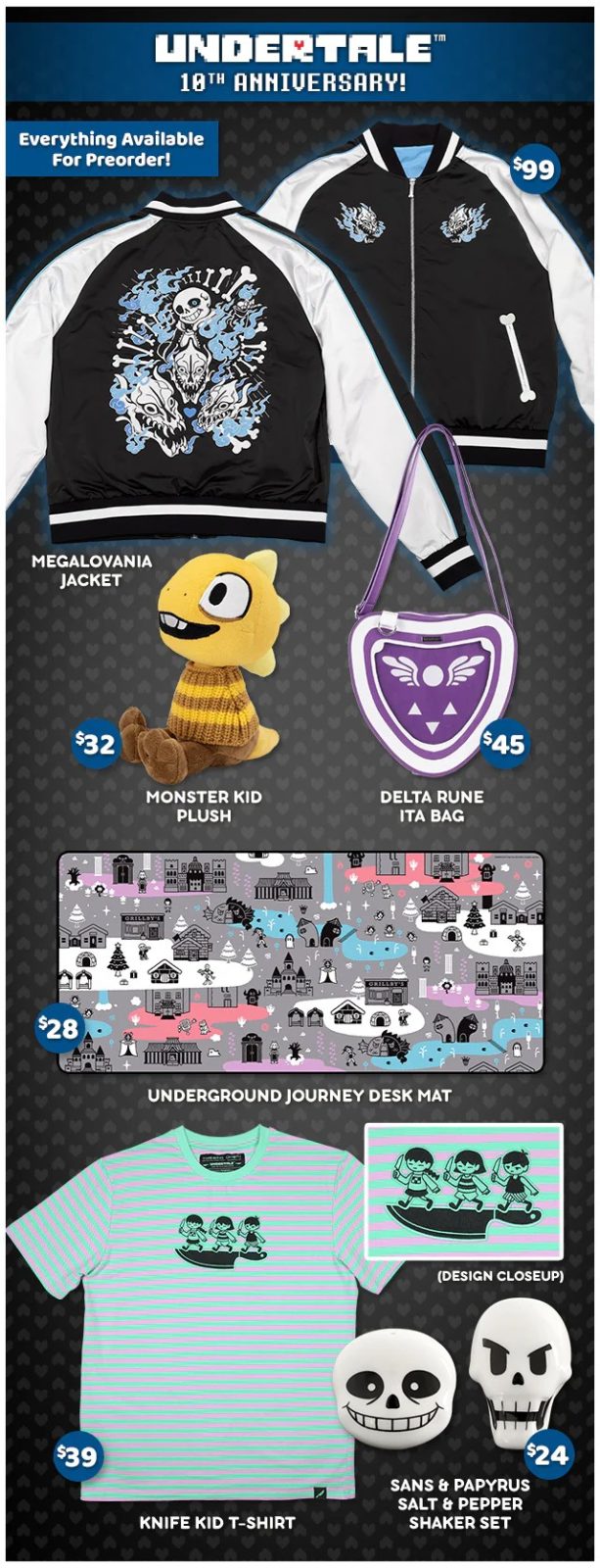UNDERTALE celebra su 10º aniversario con nueva merch coleccionable 1
