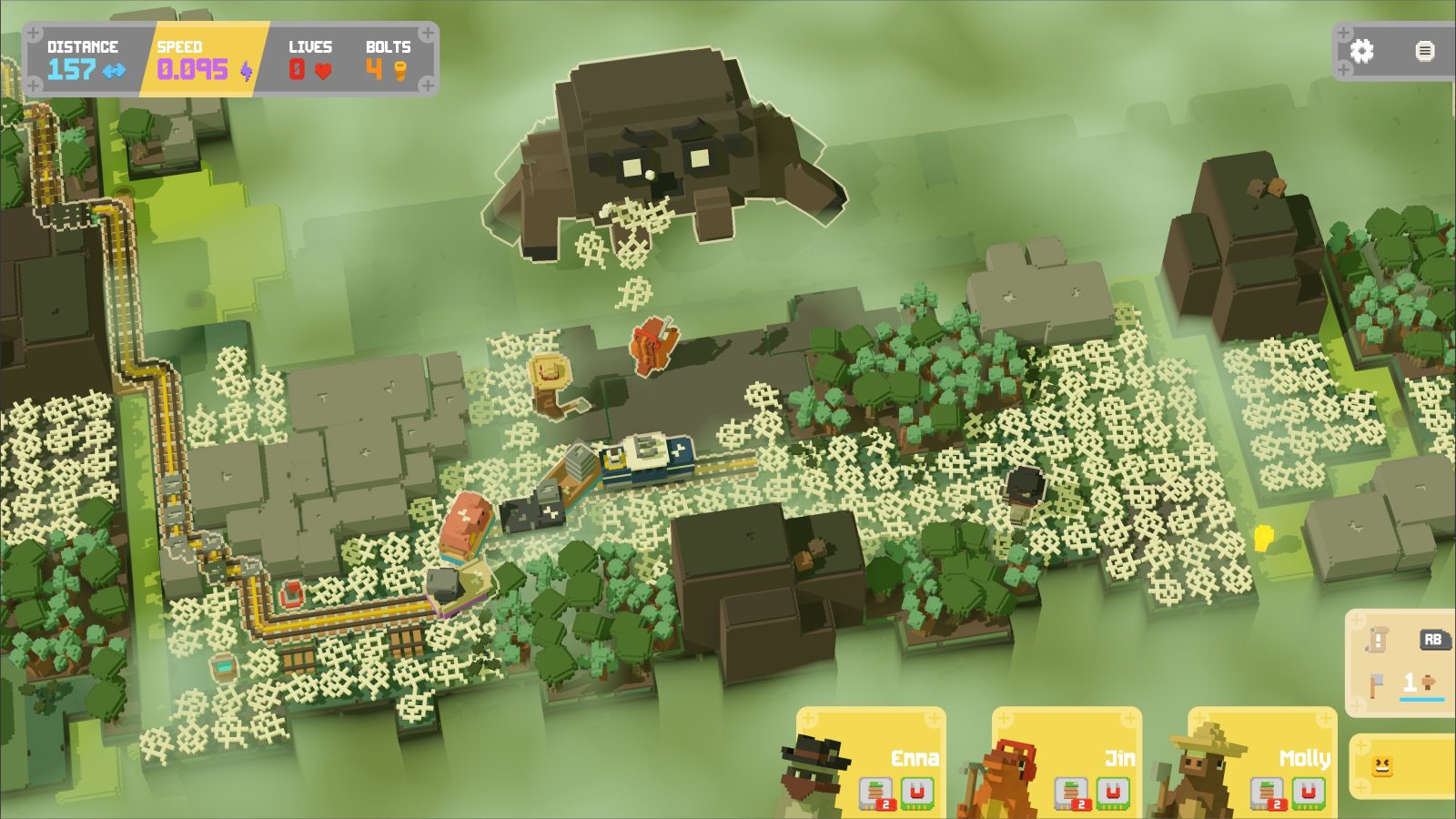 Unrailed 2 se renueva: más caos, personajes y formas de jugar 1 unrailed 2