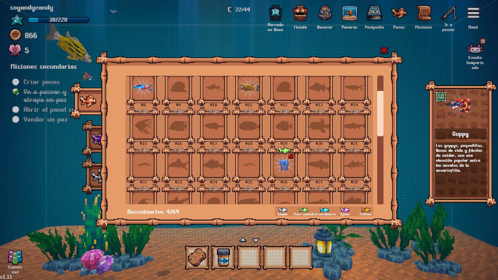tiny aquarium