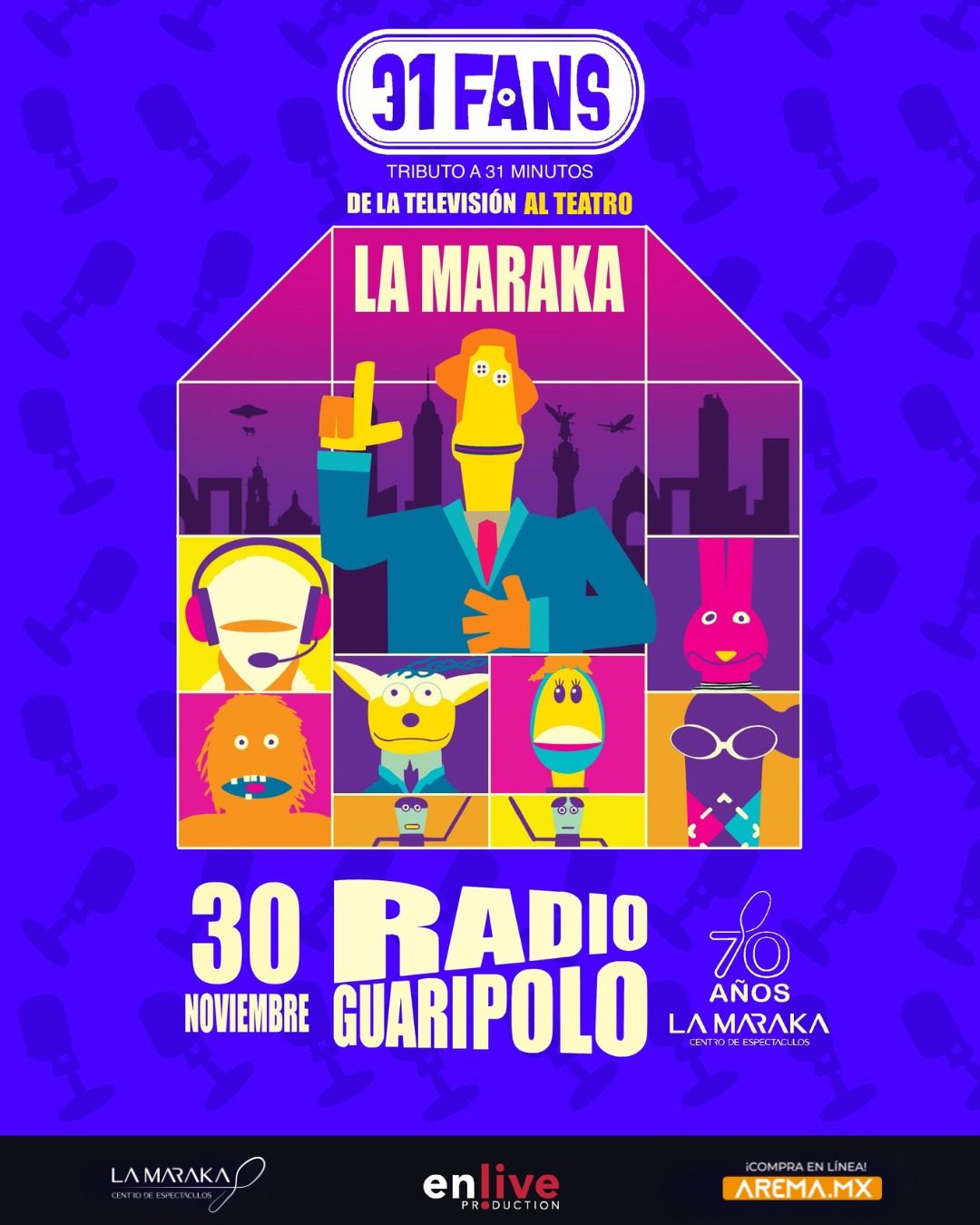 “31 Fans Radio Guaripolo” rinde tributo a 31 Minutos en CDMX 1 31 Minutos