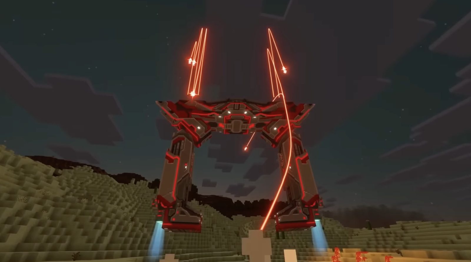 TRON ARES llega a Minecraft con motos de luz y combate cibernético
