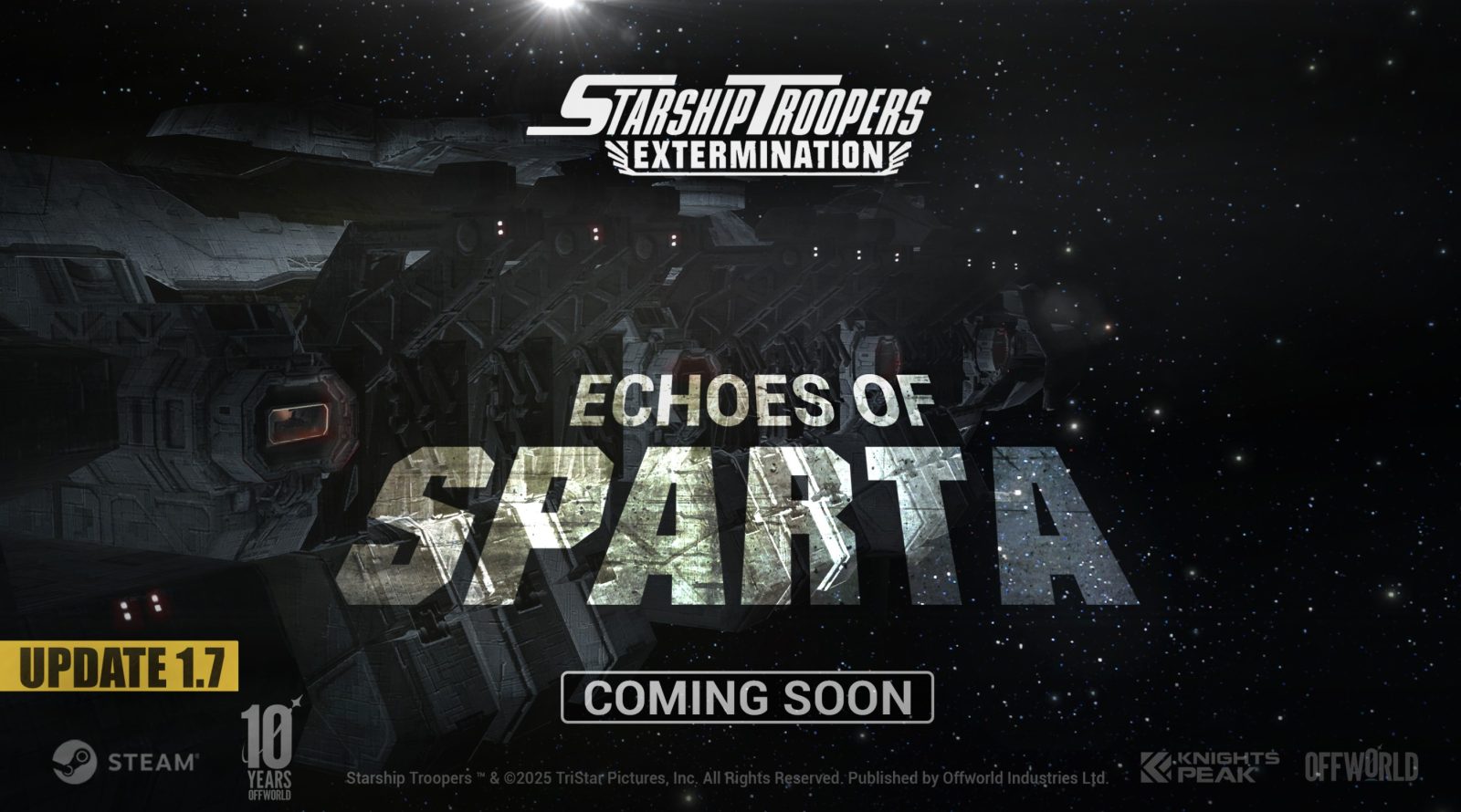 Starship Troopers: Extermination regala actualización "Echoes of Sparta" 3 Starship Troopers