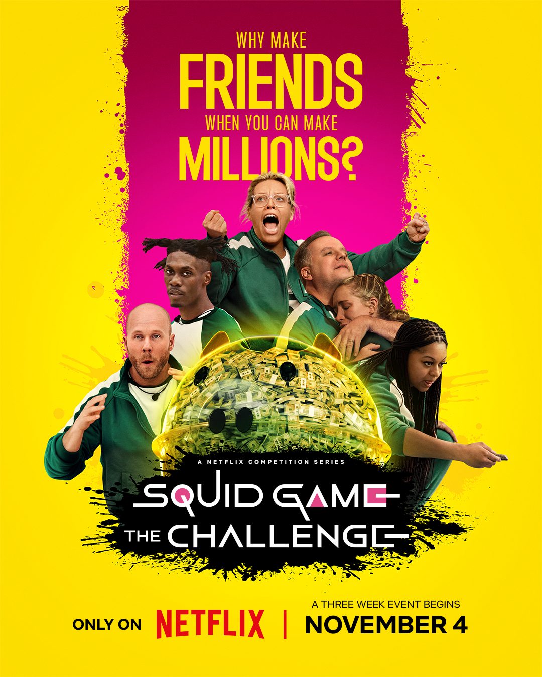Squid Game: The Challenge, El Juego del Calamar: El Desafío 