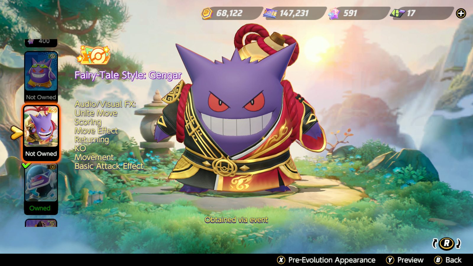 Pokémon Unite anuncia nuevo traje para Gengar 1 Pokémon UNite, GENGAR