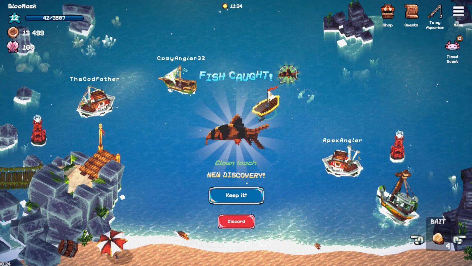 Reseña: Tiny Aquarium - Social Fishkeeping (PC) 3