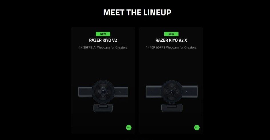 Razer lanza la Kiyo V2, una cámara 4K con IA para creadores 2 Razer lanza la Kiyo V2, una cámara 4K con IA para creadores 1