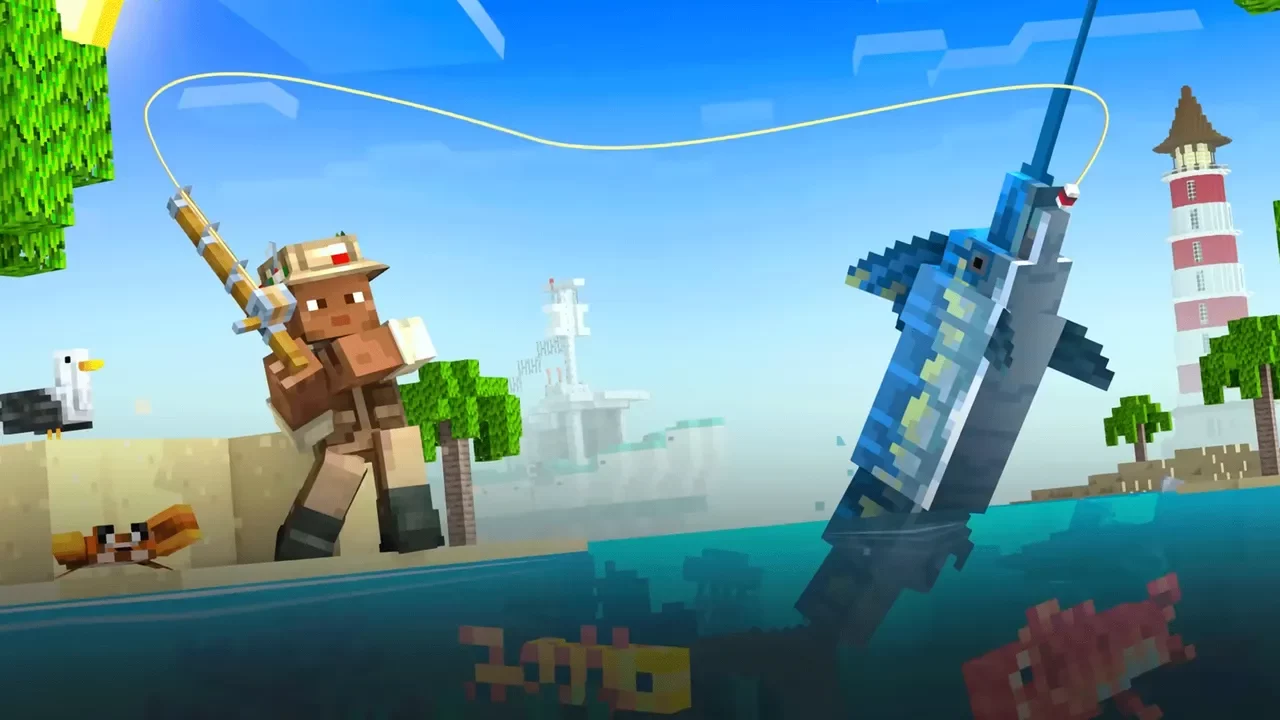 Salva los Mares de Bloques: El Nuevo Complemento de Pesca de Minecraft Combina Aventuras con Conservación