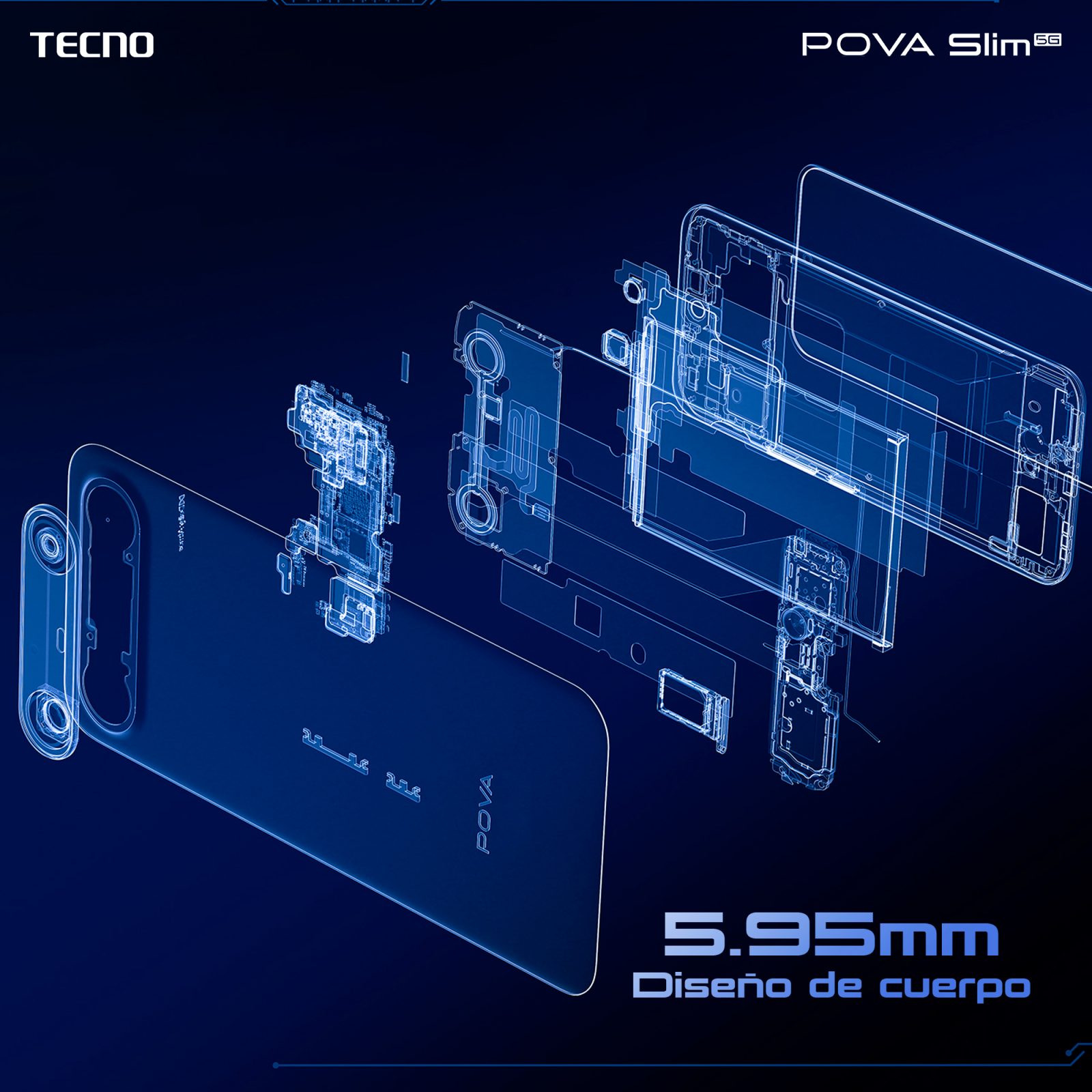 TECNO nos presenta su nuevo POVA Slim 5G 2