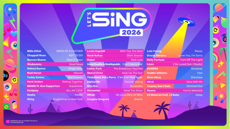 ¡Let's Sing 2026 ya está disponible! 4 ¡Let's Sing 2026 ya está disponible! 1