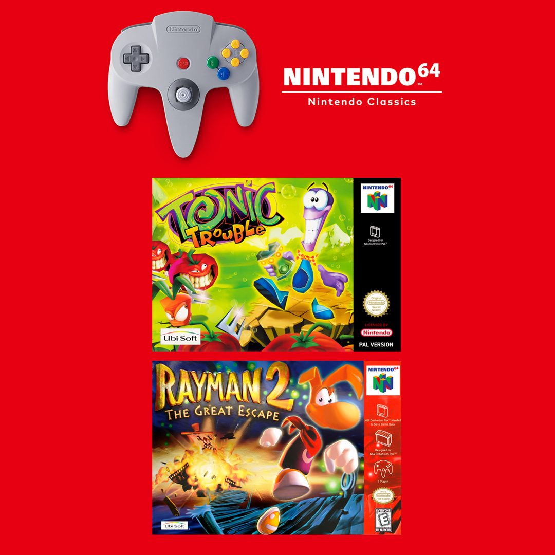 Nintendo Switch Online agrega más clásicos 1 Nintendo Switch Online, Rayman, Tonic Trouble