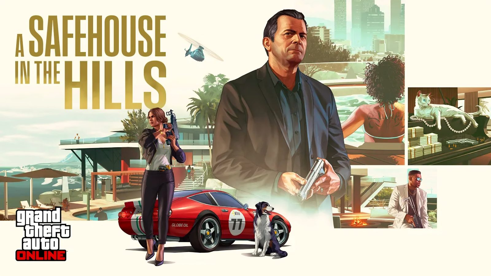 GTA Online, A Safehouse in the Hills, Grand THeft Auto Online,