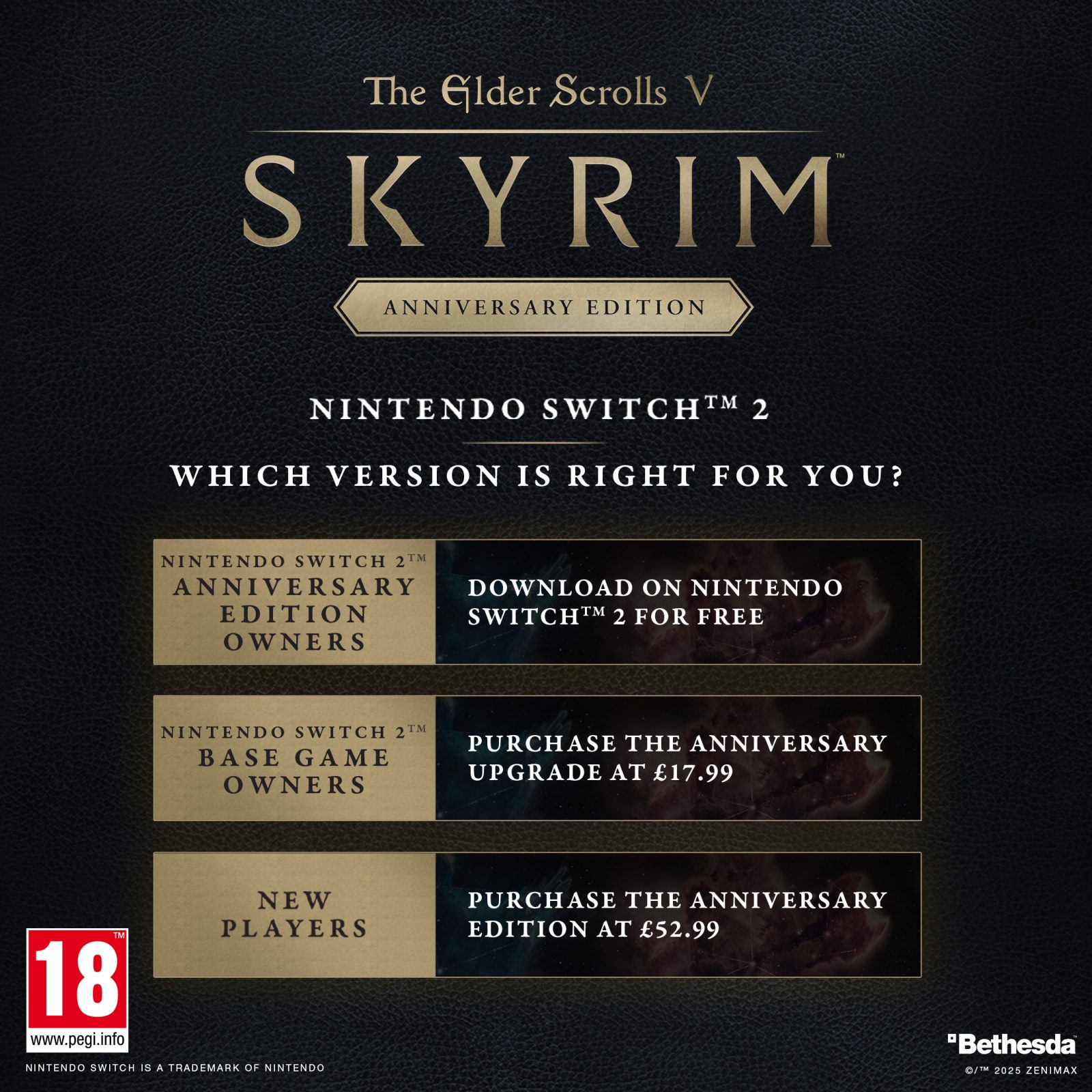 ¡The Elder Scrolls V: Skyrim lanza su versión para Nintendo Switch 2! 2 The Elder Scrolls V: Skyrim