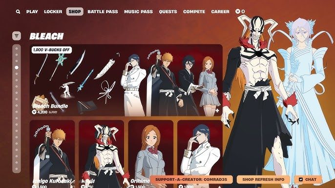 Bleach llega a Fortnite 1 bleach