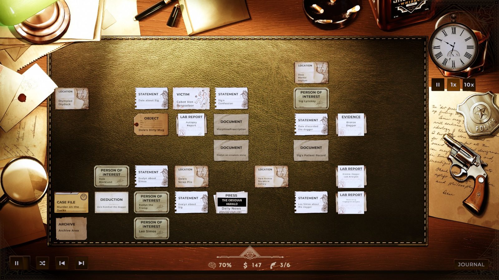 Obsidian Moon abre su primer caso en el Steam Detective Fest 1 Obsidian Moon