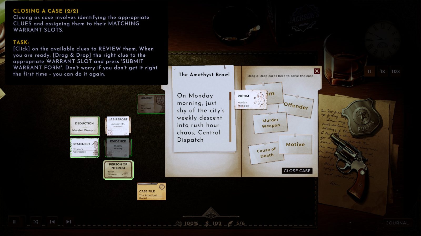 Obsidian Moon abre su primer caso en el Steam Detective Fest 3 Obsidian Moon