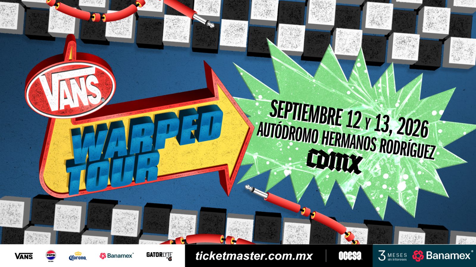 Vans Warped Tour 2026 revela artistas y confirma su debut histórico en México 2