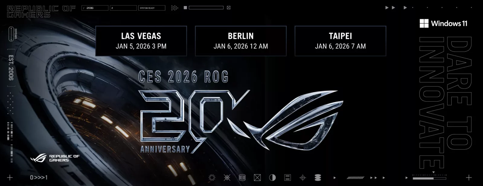 ASUS Republic Of Gamers hace ruido en el CES 2026