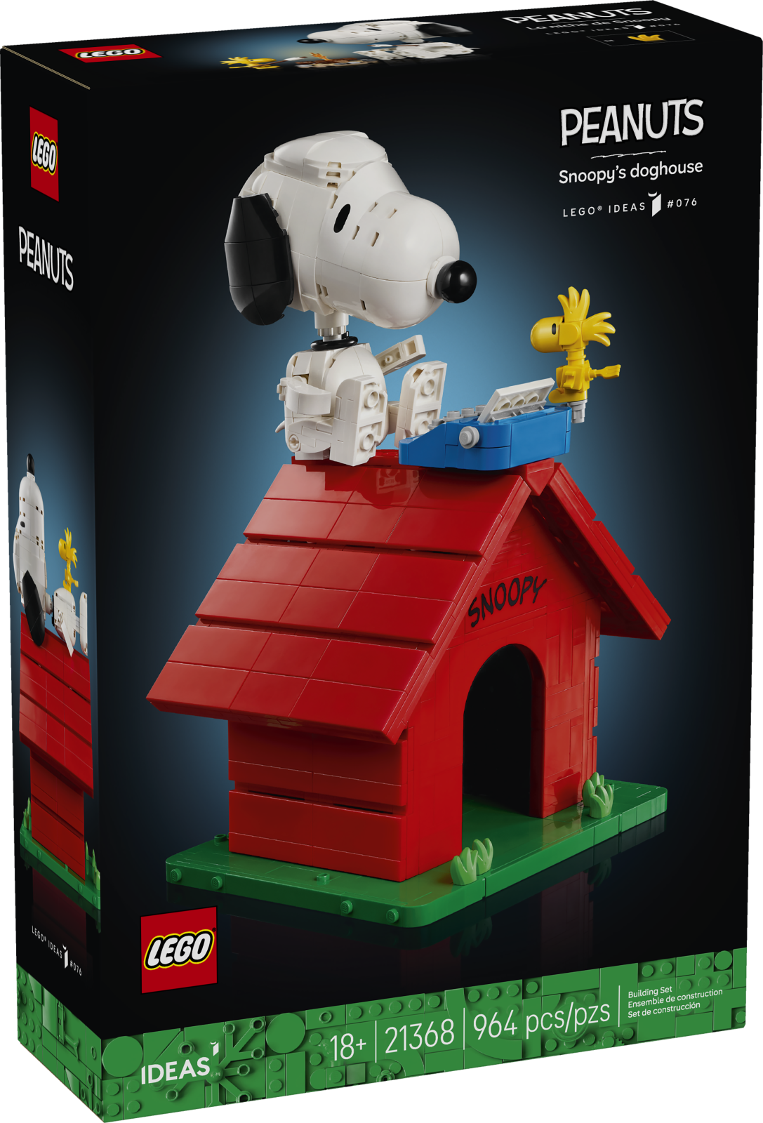 ¡Nostalgia pura! LEGO anuncia el primer set oficial de Snoopy y Emilio 3 SNOOPY