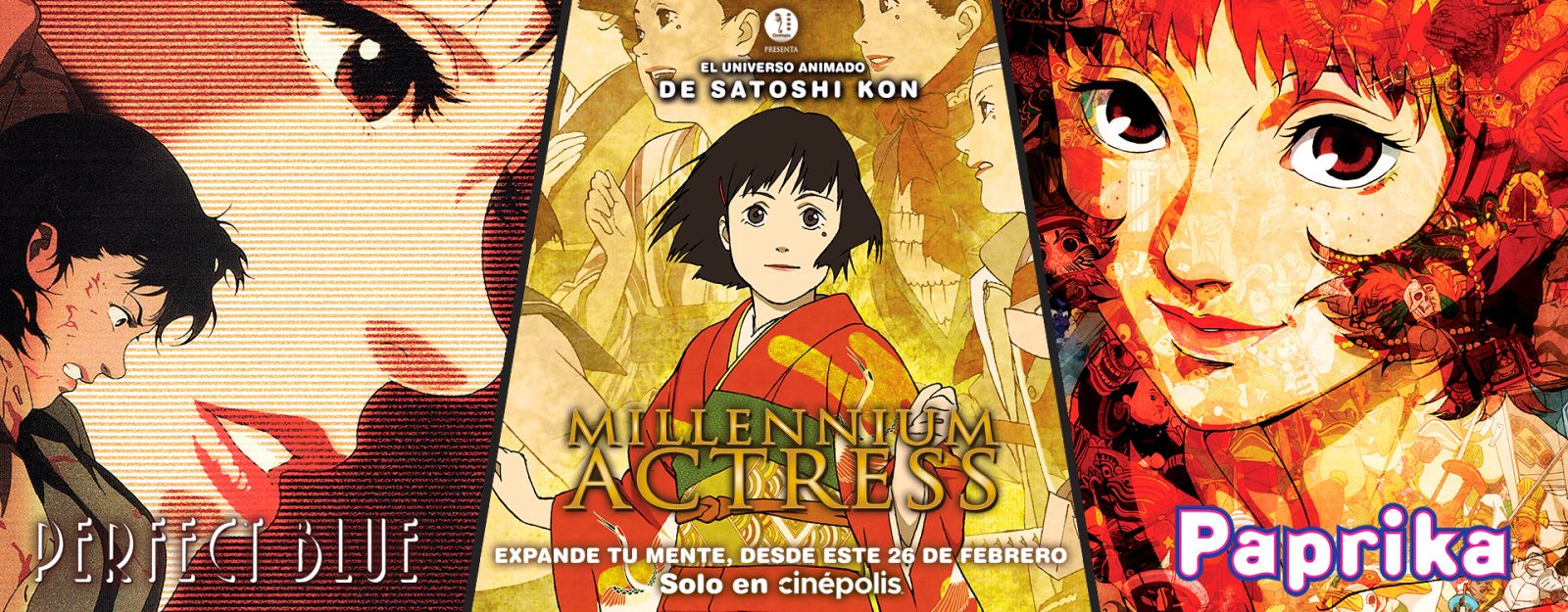 Cinetopia llevará el universo animado de Satoshi Kon a Cinépolis en 2026