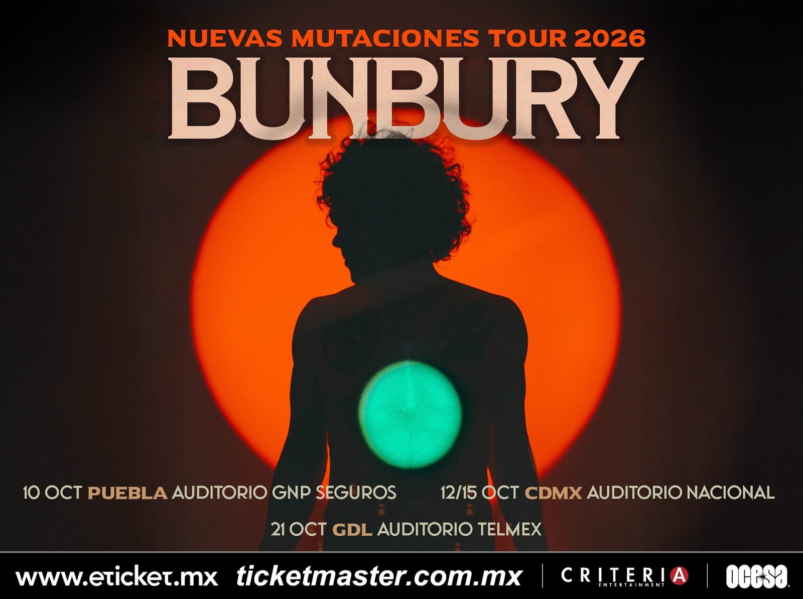 Enrique Bunbury regresa México con sus Nuevas Mutaciones en 2026 2