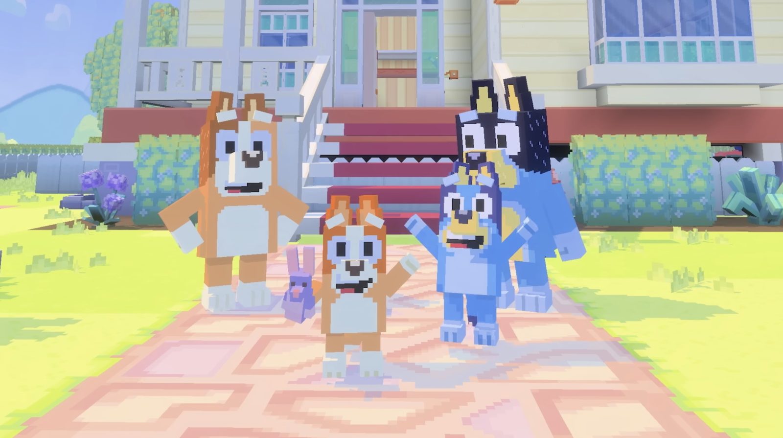 Explora la casa de Bluey en Minecraft en el nuevo DLC para Nintendo Switch