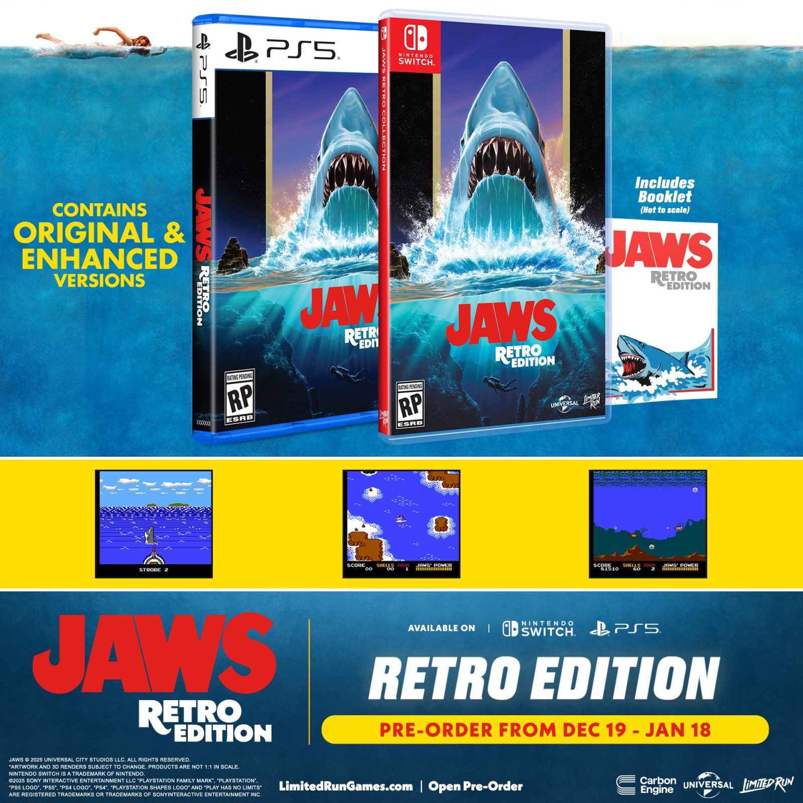 Jaws: Retro Edition llega a consolas y PC este viernes 1