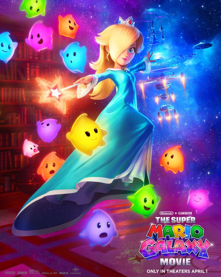 Super Mario Galaxy: La Película, Nintendo presenta 7 nuevos carteles promocionales 3
