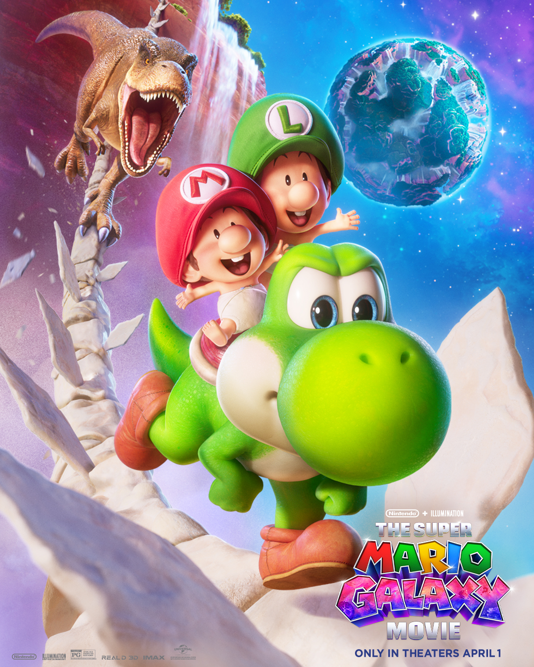 Super Mario Galaxy: La Película, Nintendo presenta 7 nuevos carteles promocionales 2