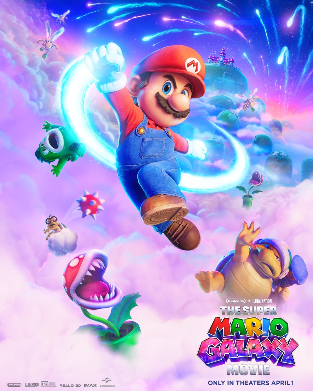Super Mario Galaxy: La Película, Nintendo presenta 7 nuevos carteles promocionales 6