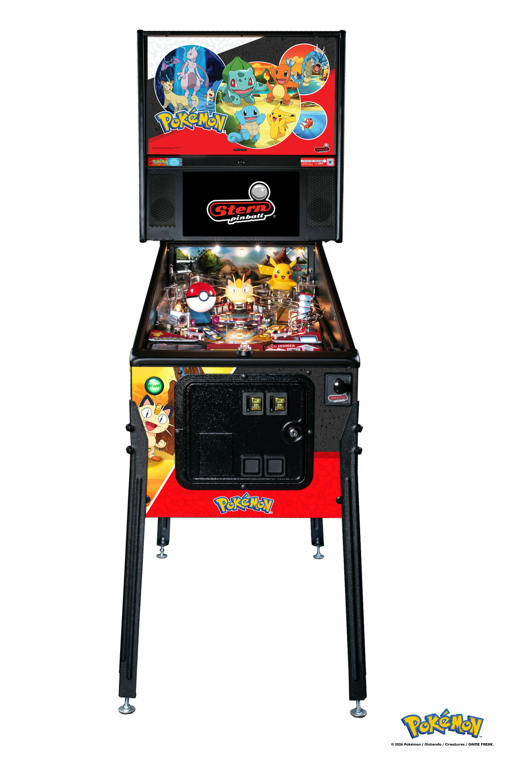 Pokémon x Stern: ¡Dale un vistazo a las 3 maquinas de pinball temáticas! 1