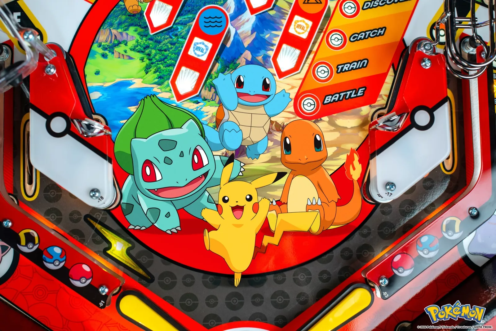 Pokémon x Stern: ¡Dale un vistazo a las 3 maquinas de pinball temáticas! 6