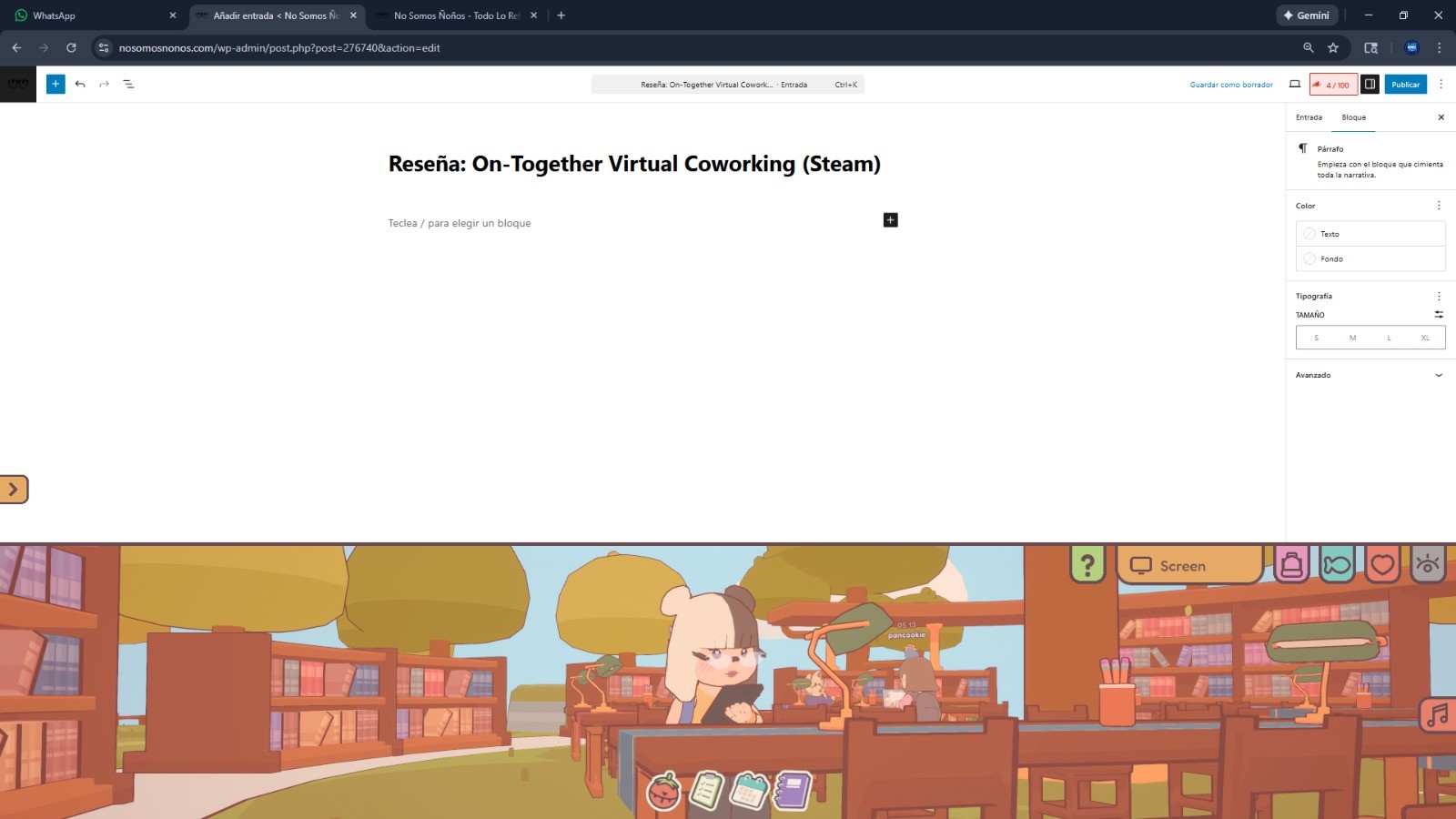 Reseña: On-Together, Virtual Coworking (Steam) 4