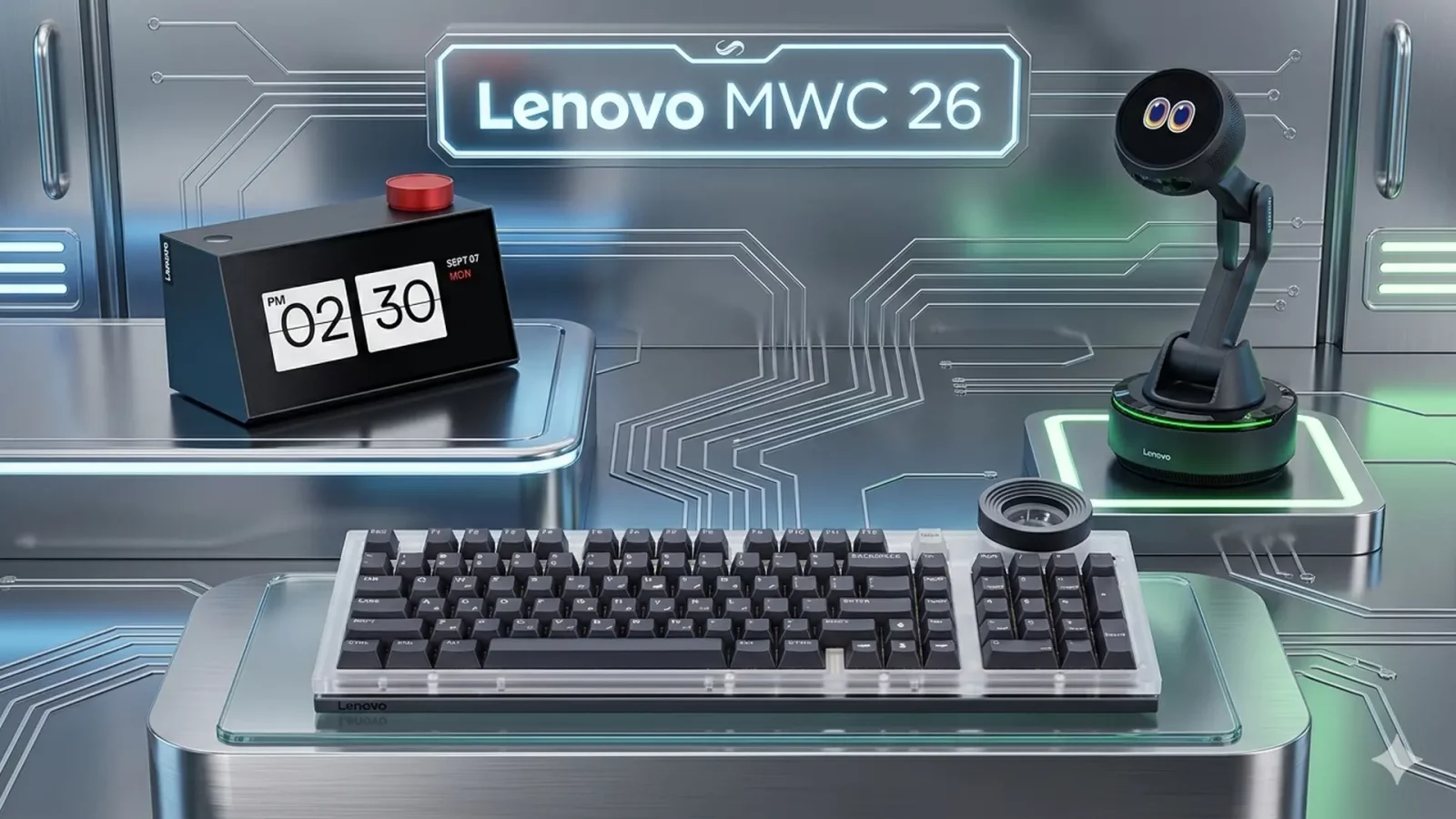 Lenovo presenta PCs de IA adaptativa, conceptos modulares y el despliegue de Lenovo Qira en el MWC 2026