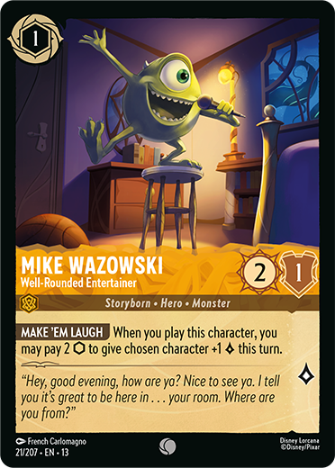 Disney Lorcana Mike