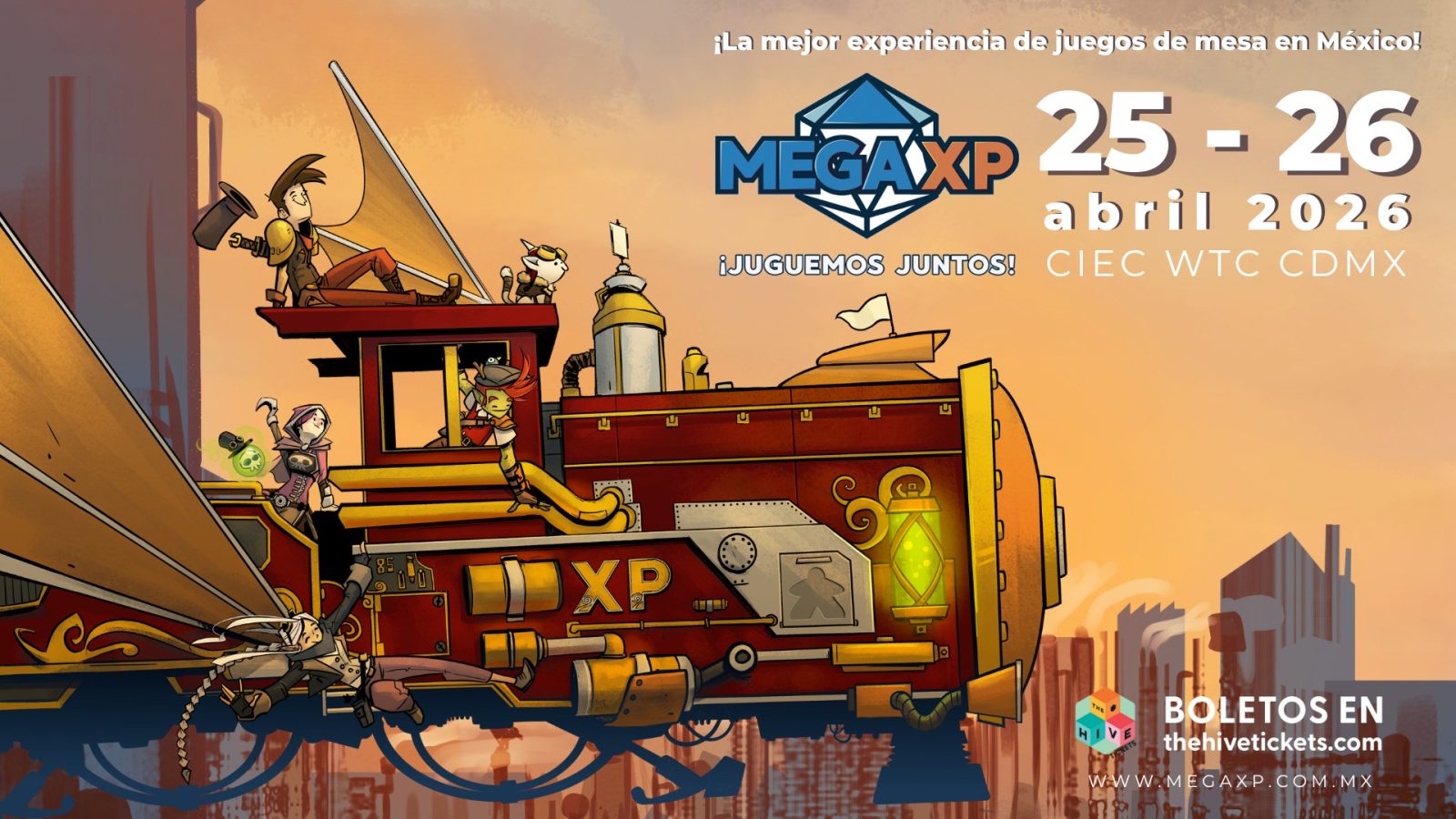 Guía completa para la MEGA XP 2026: El evento de juegos de mesa más grande de México