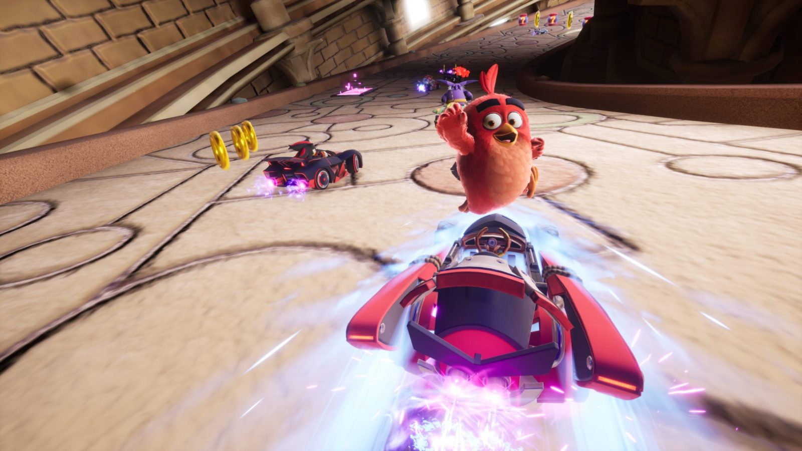 Sonic Racing: CrossWorlds "Red" de Angry Birds invade sus pistas 3 Sonic Racing