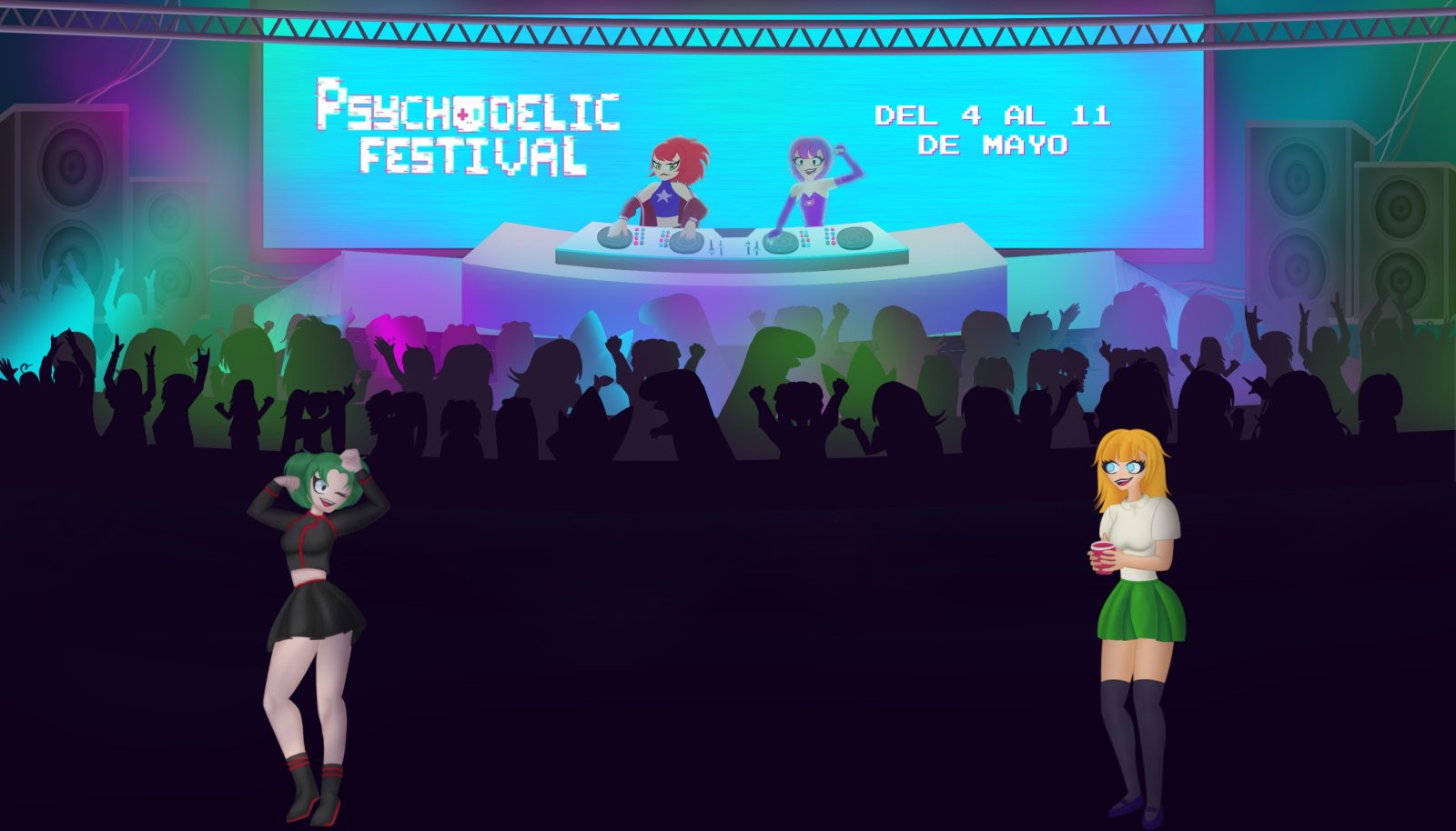Psychodelic Festival lleva la experiencia visual al  extremo en los videojuegos