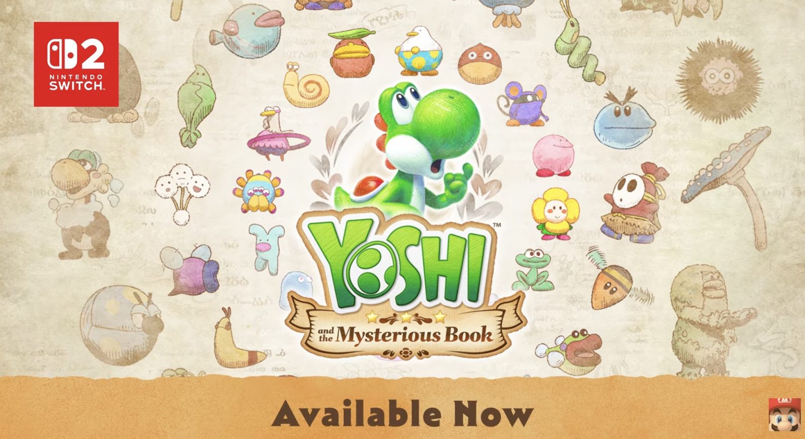 Yoshi y el Libro Misterioso estrena tierno tráiler de lanzamiento en Switch 2 5 Yoshi