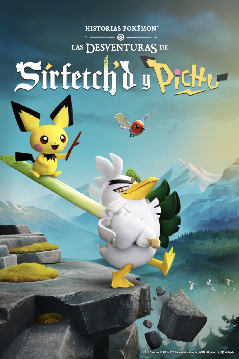 Pokémon y Aardman revelan “Las desaventuras de Sirfetch’d y Pichu”. 2 Pokémon
