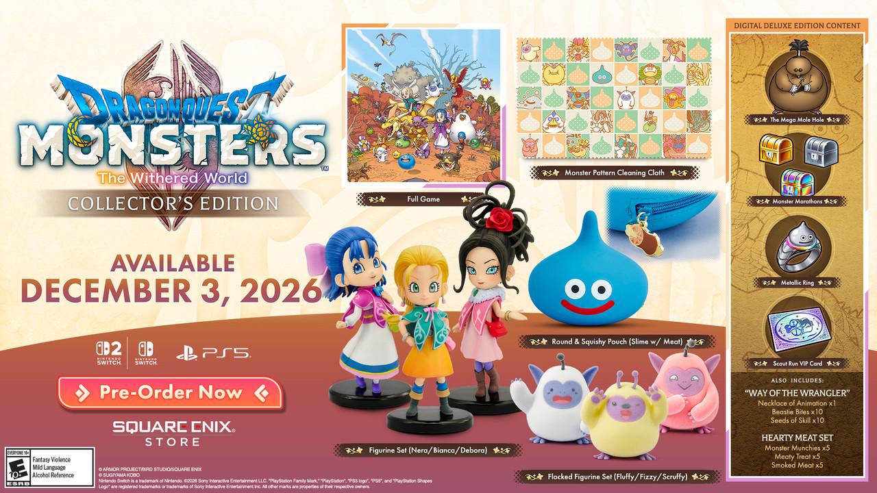 Nintendo Direct: Dragon Quest Monsters: The Withered World estrena en diciembre 5 Dragon Quest Monsters