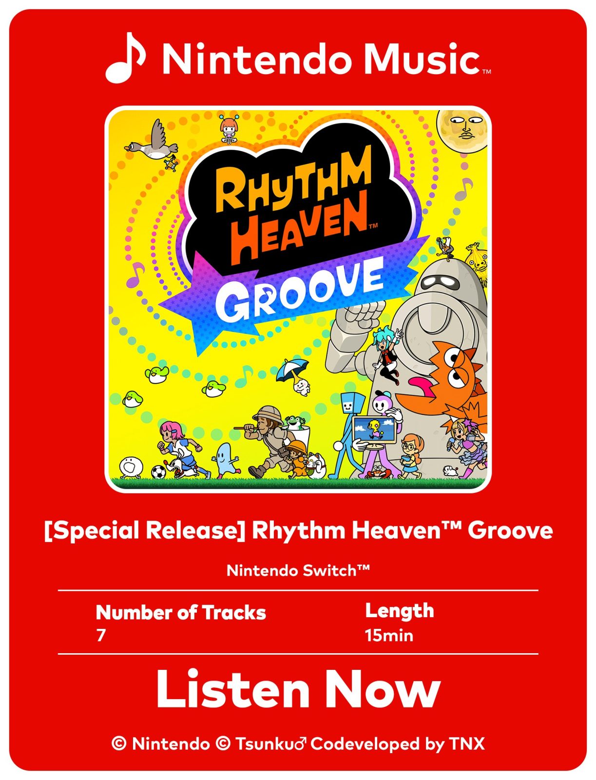 Ya disponible Rhythm Heaven Groove 3