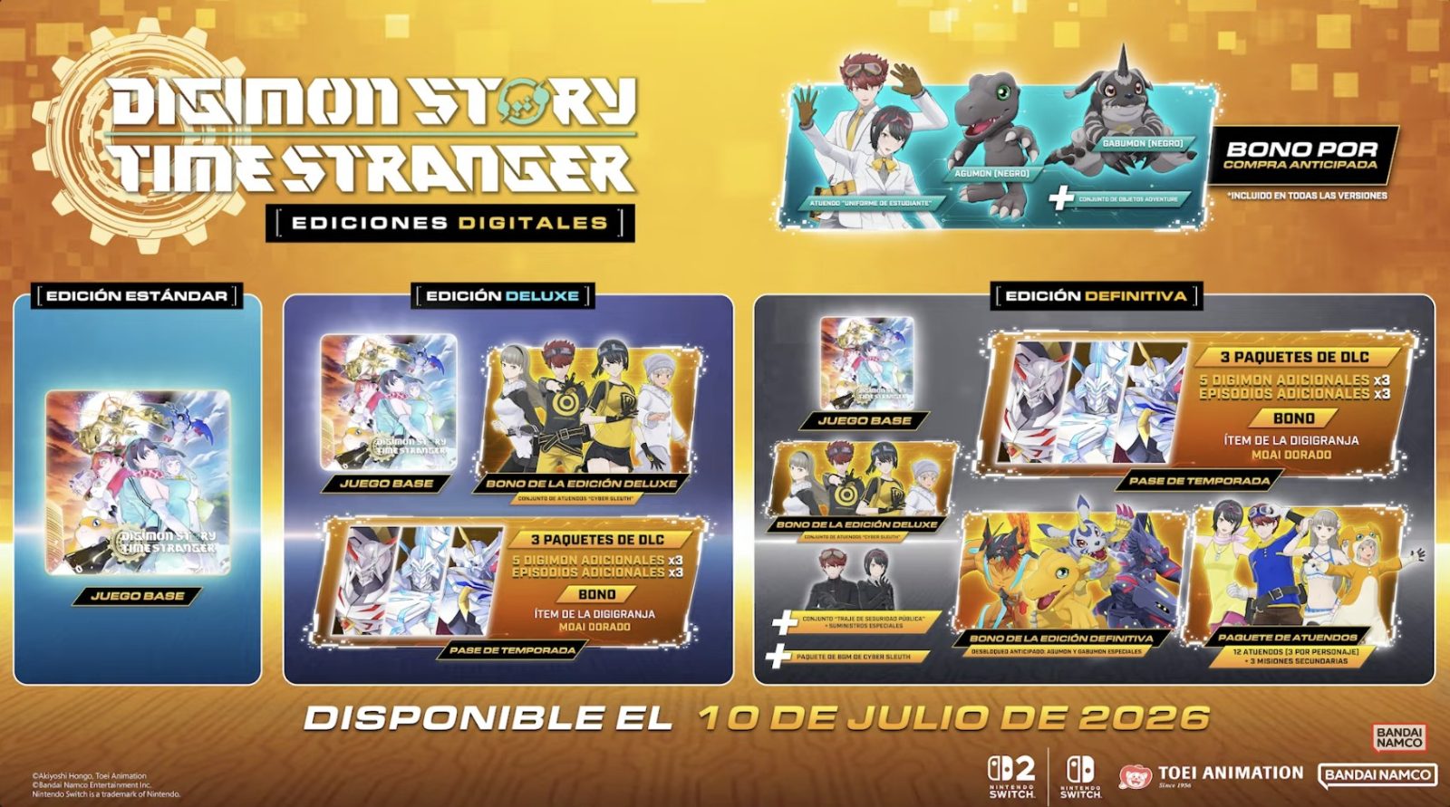 DIGIMON STORY TIME STRANGER ya está disponible para Nintendo Switch 2 7 DIGIMON STORY TIME STRANGER ya está disponible para Nintendo Switch 2 4