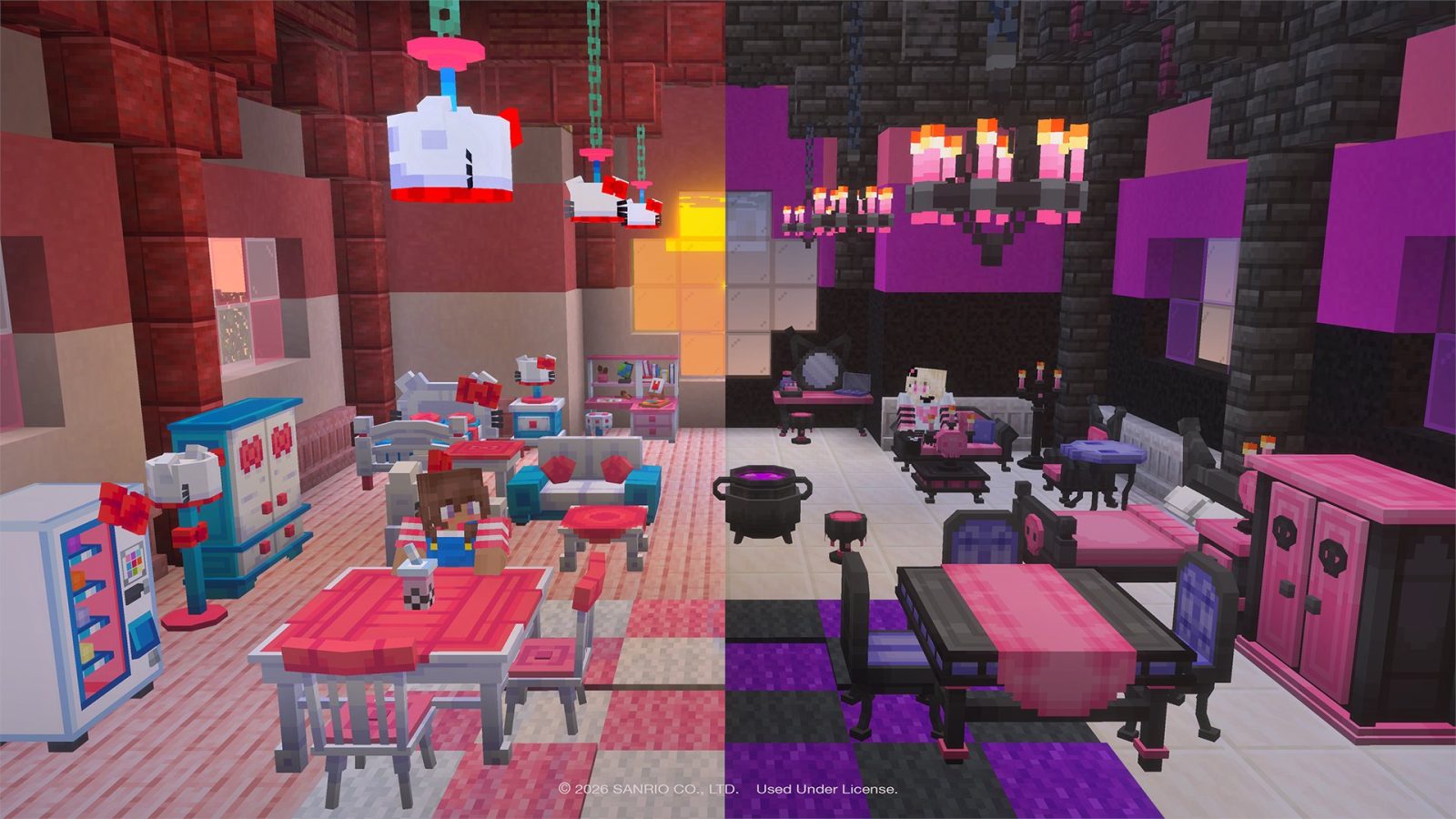 Minecraft recibe el DLC de Hello Kitty y sus Amigos en Switch 1 Minecraft