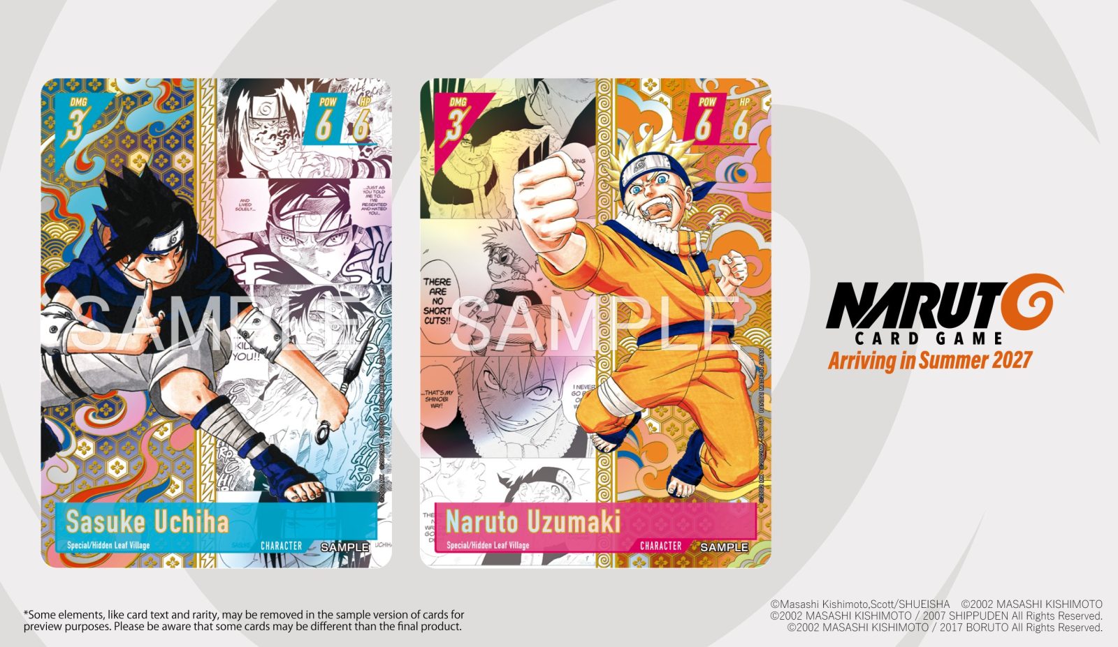Naruto Game Card: Bandai revela las primeras cartas y reglas del juego 2 naruto card game