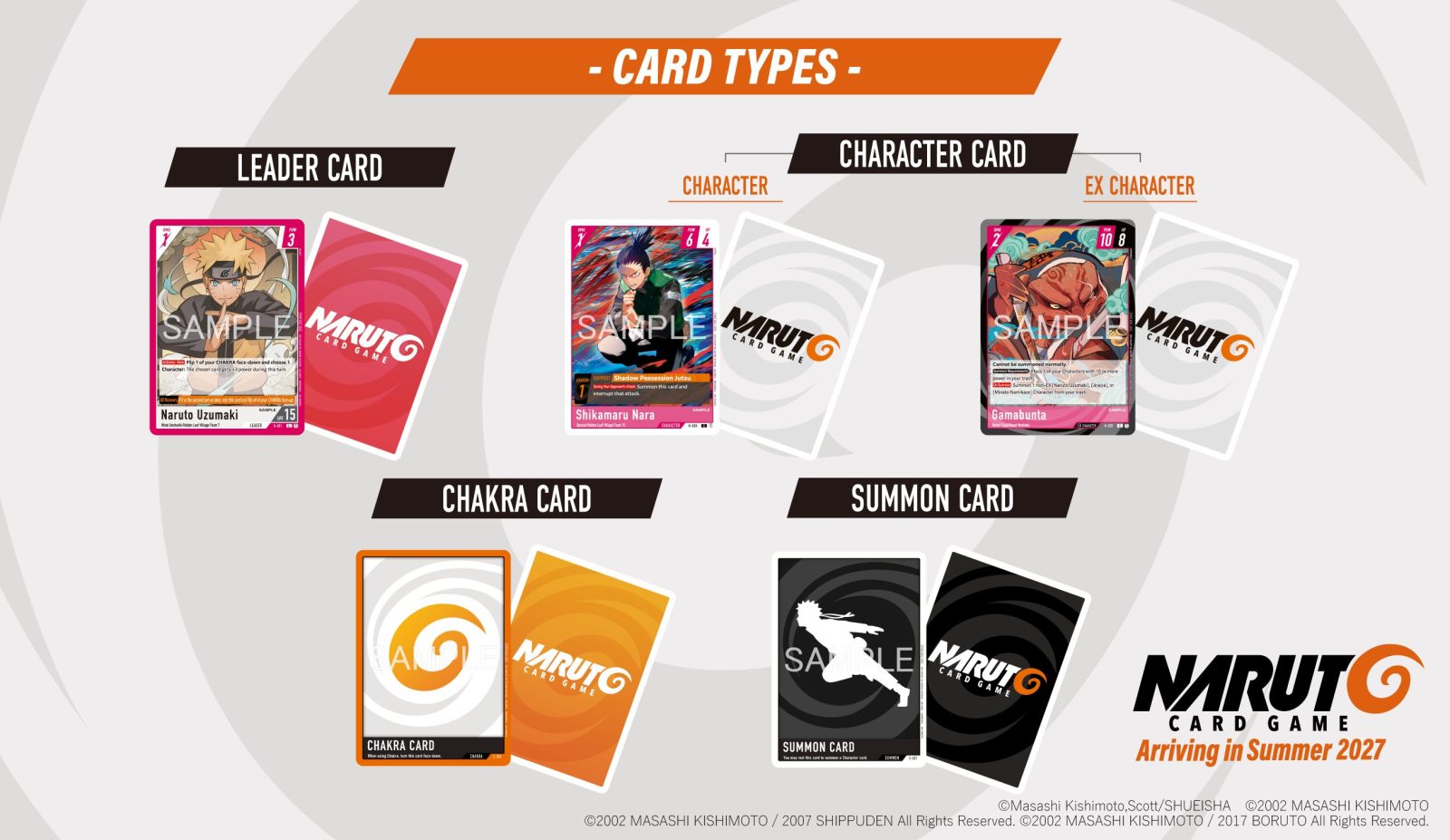 Naruto Game Card: Bandai revela las primeras cartas y reglas del juego 4 naruto card game